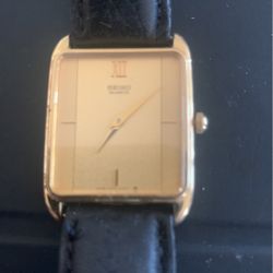 Leather Gold Seiko