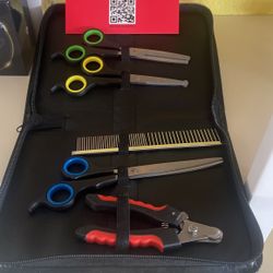 Rainbow Pet Grooming Set