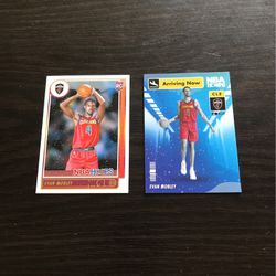 Evan Mobley 2021-22 Panini Winter Rookie Card And Arriving Now Rookie Card 