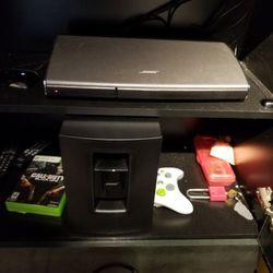 Av35 bose console with subwoofer and sound bar