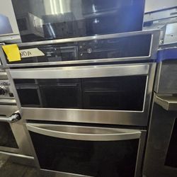 30" WHIRLPOOL MICROWAVE OVEN COMBO STAINLESS STEEL 