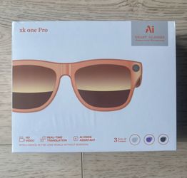Brand New XK One Pro AI Smart Glasses in color black