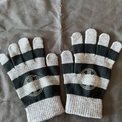 One Size Knited Peace Sign Gloves