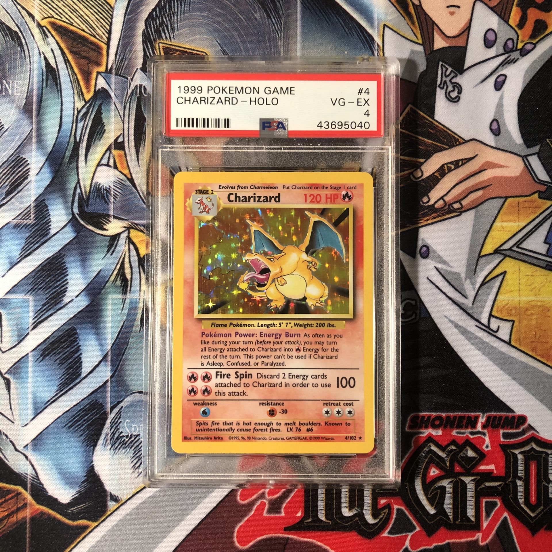 Pokemon PSA 4 Charizard Base Set 1999