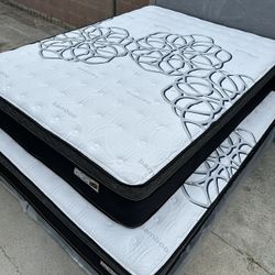 New Mattress  🔺 Queen Size Mattress Pillow Top 12” Thick. 🔺 All Sizes Available 🔺 Delivery Available 