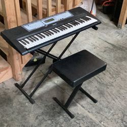 Yamaha Keyboard With Stand And Bench