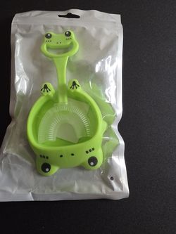 Kids Silicone Toothbrush Trainer Frog Design