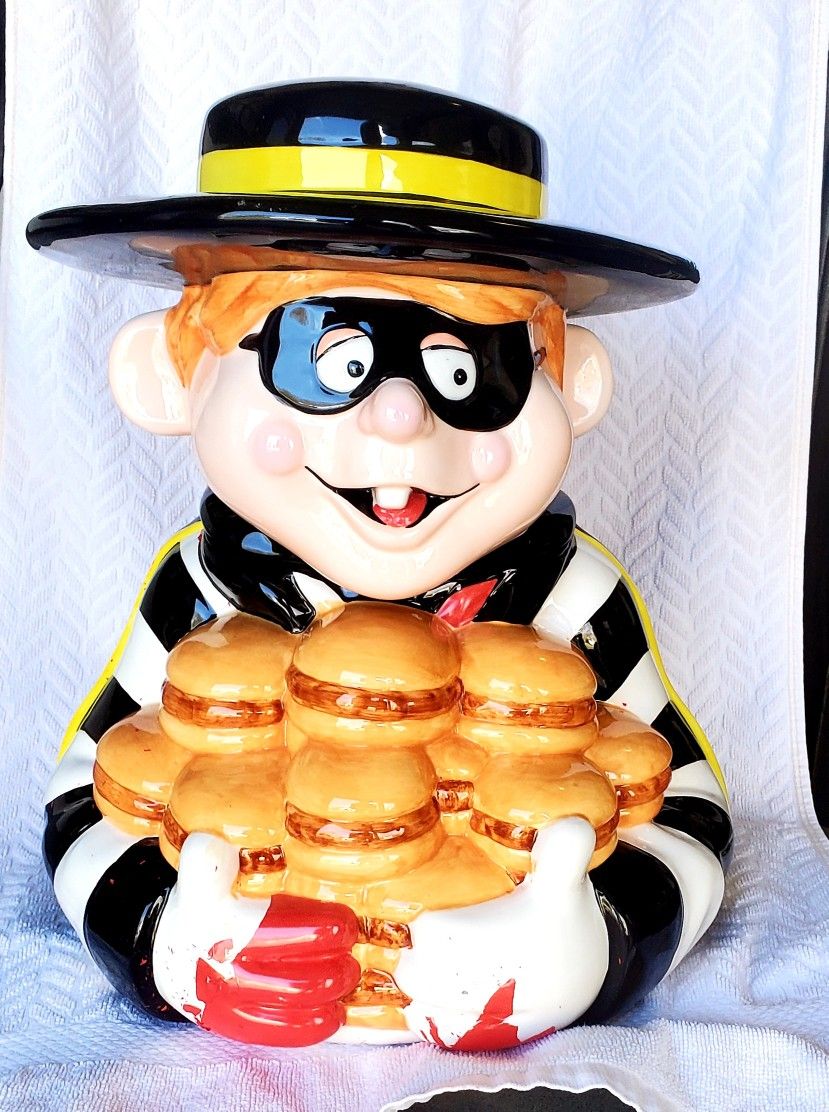 Vintage Collectable Hamburglar Cookie Jar