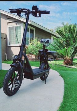 Electric Scooter With Seat 