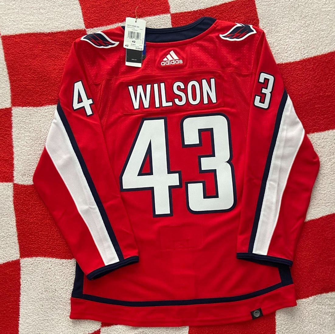 Washington Capitals Authentic Jersey Sz 46 Wilson