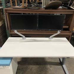 Standing Desk! 60x30 Electric Height Adjustable Table! We Also Have Ergonomic Chairs And Monitor Arms!