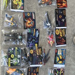 15$ each Vintage action figures toys 1990s early 2000
