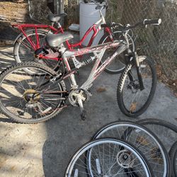 2  Bicycles And 5 26 In Wheels