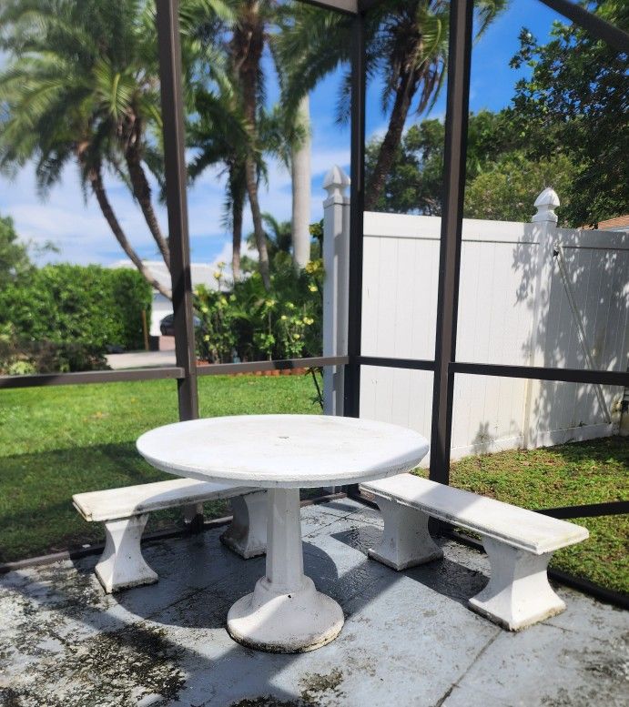 Concrete Table