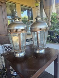 Matching Rustic Lanterns 