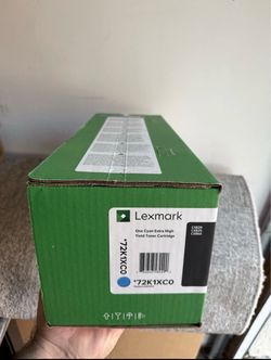 Lexmark 72K1XC0 Cyan Extra High Yield Toner Cartridge