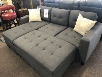 3pc Sectional w Ottoman @Elegant Furniture