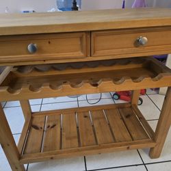 Stationary Kitchen Island/block 