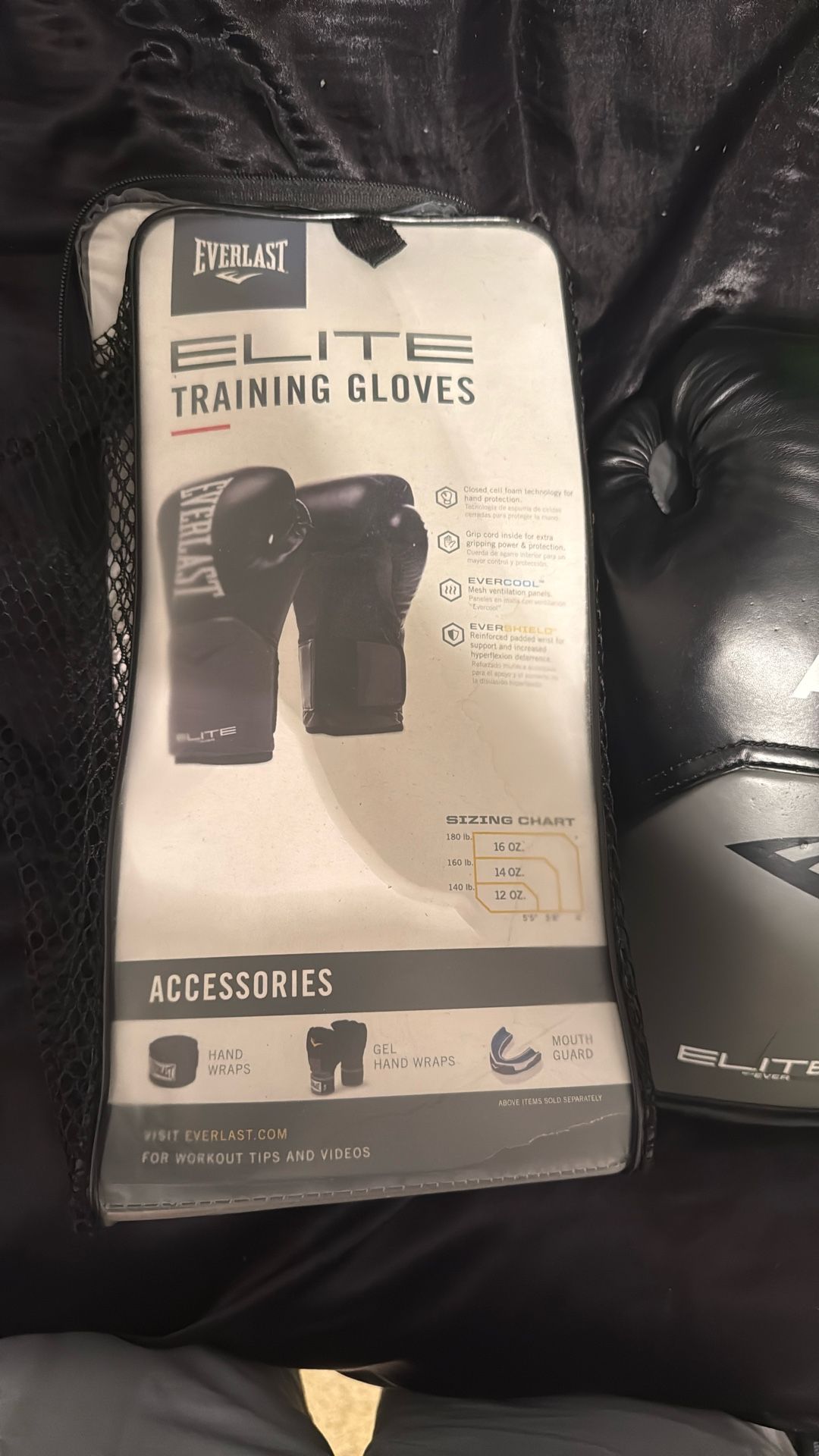 Everlast boxing gloves