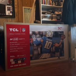 Tcl 50”, 4kuhd Smart Tv 