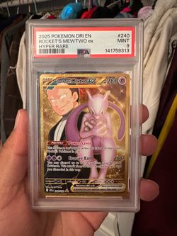 Team Rocket’s Mewtwo EX  PSA 9