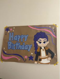 Demon hunter birthday banner