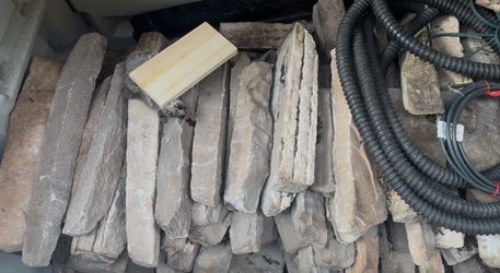 Few square feet of cladding tone