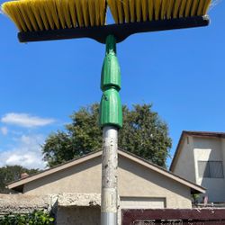 Pool Cleaning Supply extended pool and brush