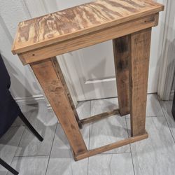 Custom Made  Counter Hight Side Table 