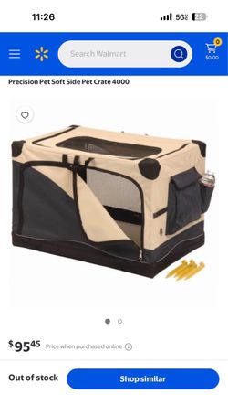 Pet crate hardly used,