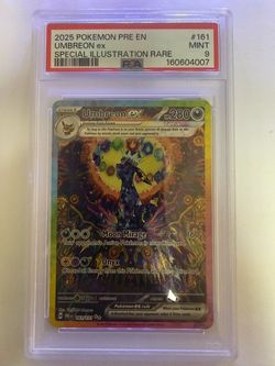 Pokemon Umbreon ex Prismatic Evolution #161