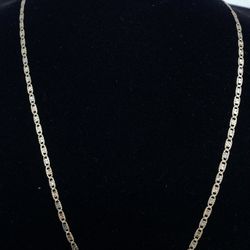 $600 Three Tone Gold Valentino Chain Necklace 