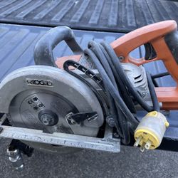 Ridgid 7 1 4 Circular Saw skilsaw for Sale in Puyallup WA OfferUp
