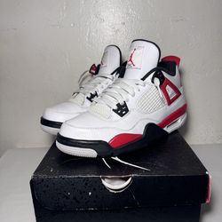 Size 7 Jordan 4 Red Cement