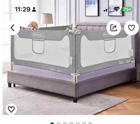 Side rails for a bed.