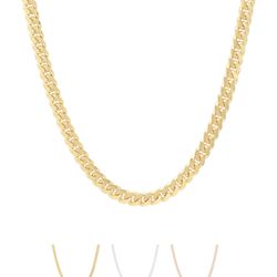 6MM 14k Solid MIAMI CUBAN LINK CHAIN 22 INCH