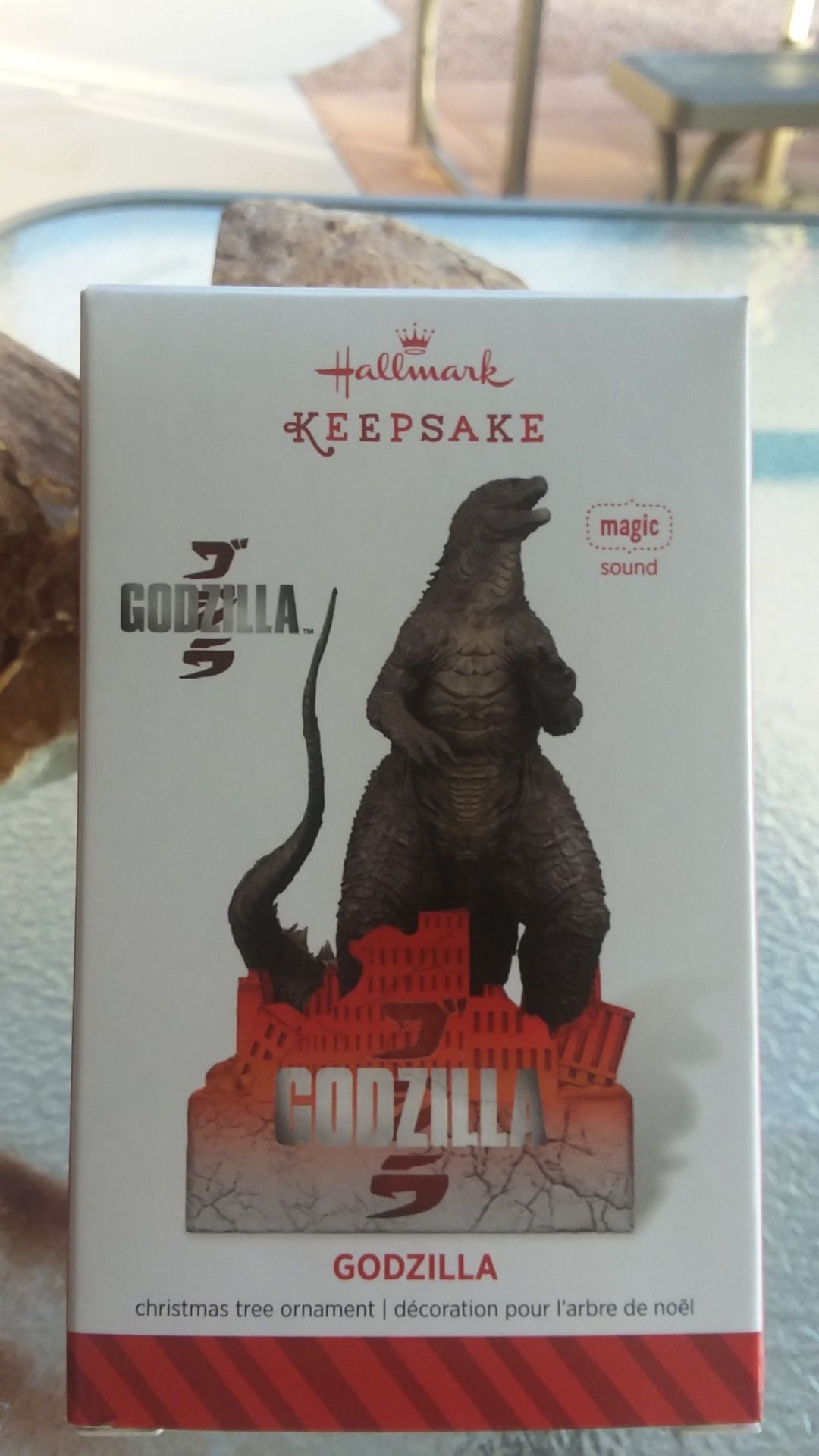 hallmark keepsake ornament Godzilla mib