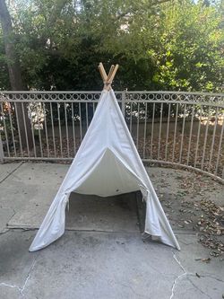 Kids Canvas Teepee Play Tent