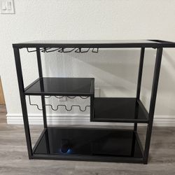 Black Bar Cart