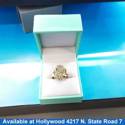 Women's Ring - Yellow Gold 10k (.417) 4.8 grams Size 7