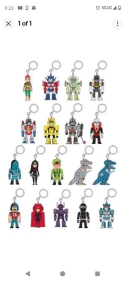 24 Kidrobot Transformers Vs G.I. Joe Blind Boxes (full case) Vinyl Figure Keychain ~ NEW