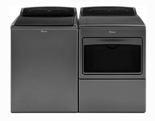 Whirlpool Large Capacity Washer and dryer