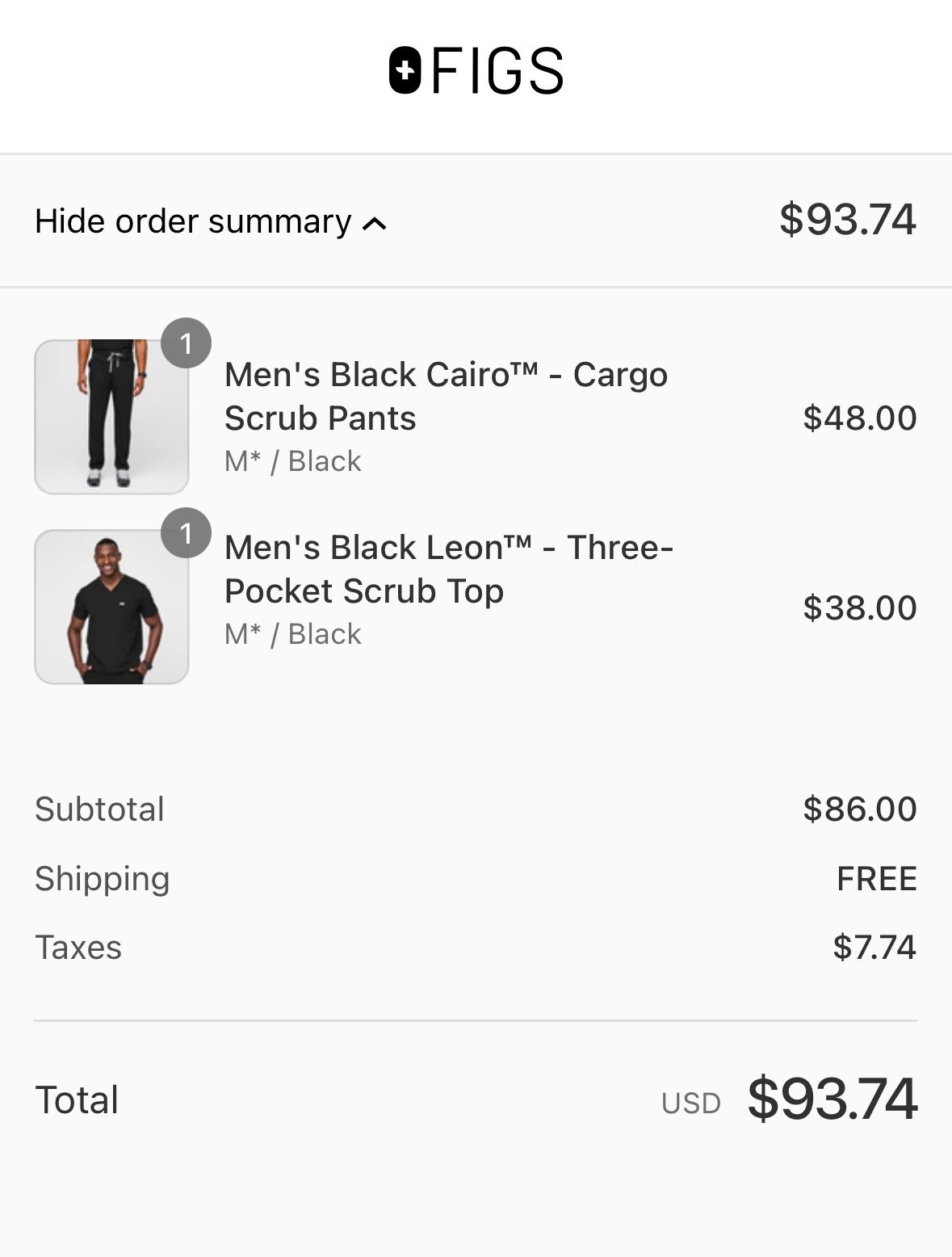 Men’s Figs Scrubs