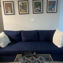Blue IKEA Pull-out Couch