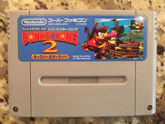 Nintendo Super Famicom Super Donkey Kong 2(Donkey Kong Country 2 Japanese Version)