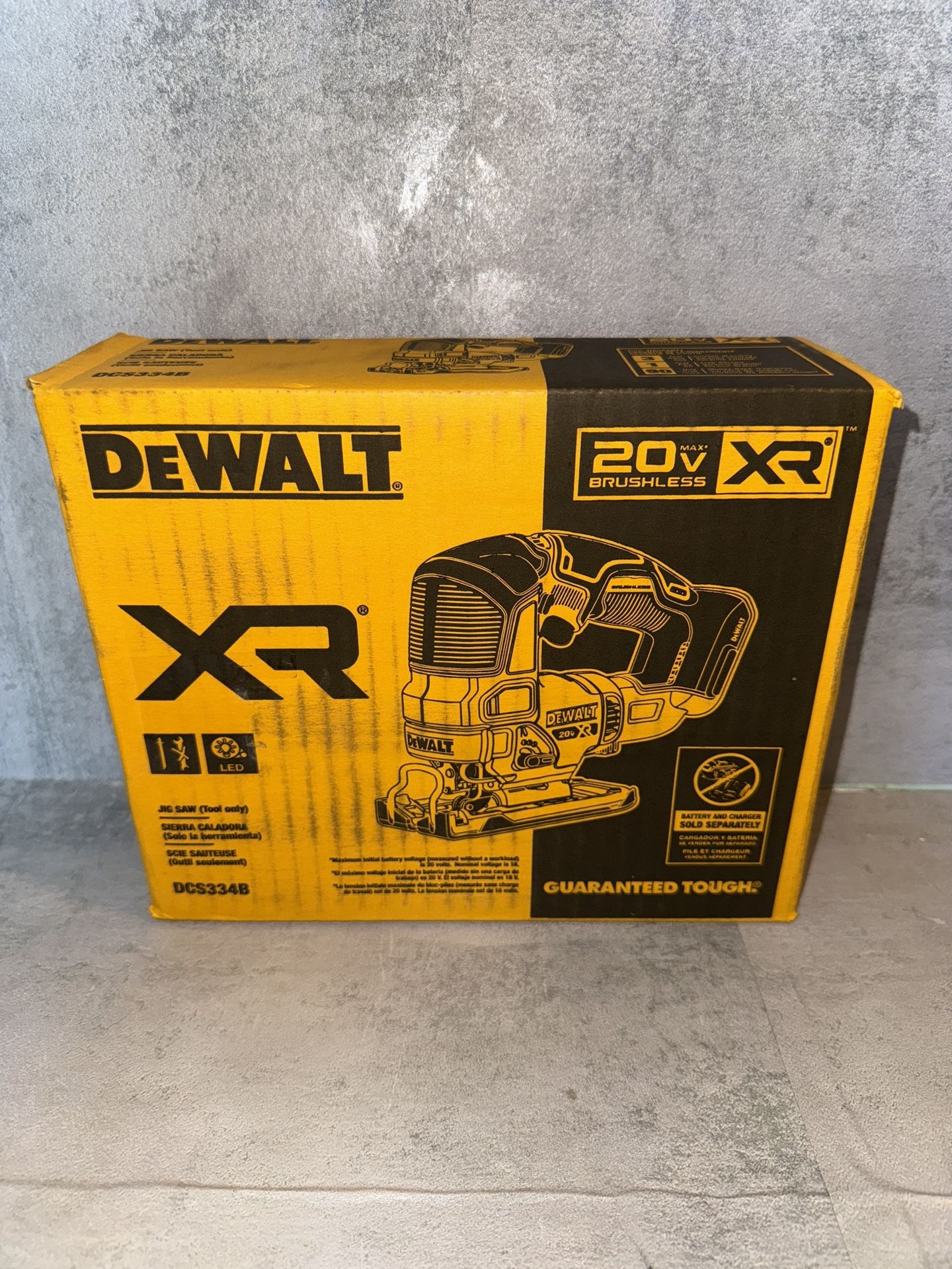 Brand New DEWALT XR 20-volt Max Brushless Variable Keyless Cordless Jigsaw