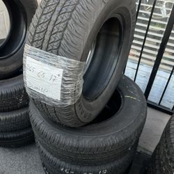 265/65/17 Dunlop Semi New Tires Set Of 4 Installed And Balanced Set De 4 Llantas Como Nuevas Instaladas Y Balanceadas