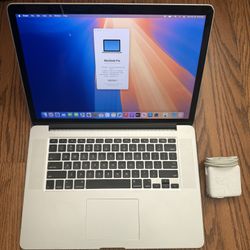 MacBook Pro 15” 2015/16GB RAM/512GB SSD/Good Battery/Fully Functional 