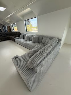 Modular Grey Or Black Sectional Sofa Message For Full Price