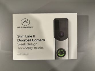 SEALED https://offerup.com/redirect/?o=QWxhcm0uY29t Slim Line II Doorbell Camera